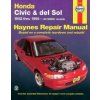 Honda Civic and Del Sol Automotive Repair Manual Honda Civic and Del Sol Automotive Repair Manual