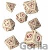 Sada kociek RuneQuest - Beige & burgundy - Q-workshop Sada kociek RuneQuest - Beige & burgundy - Q-workshop