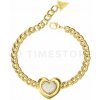 Guess Výrazný pozlátený náramok Srdce s kryštálmi LOVE JUBB05456JWYG 18,4 cm - 30 dní na vrátenie tovaru, Garancia originality Guess Výrazný pozlátený náramok Srdce s kryštálmi LOVE JUBB05456JWYG 18,4 cm - 30 dní na vrátenie tovaru, Garancia originality