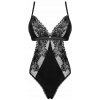 Obsessive Čierne čipkované body Maderris XS/S Obsessive Čierne čipkované body Maderris XS/S