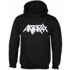mikina s kapucňou ROCK OFF Anthrax Logo Čierna mikina s kapucňou ROCK OFF Anthrax Logo Čierna