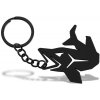 Delphin Pikener Čierna Kľúčenka s Otváračom na Fľaše Delphin Pikener Čierna Kľúčenka s Otváračom na Fľaše