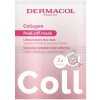 Dermacol Collagen vypínacia metalická pleťová maska 2 x 8 ml