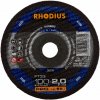 Rhodius 200736 | Rezný kotúč 100x2,0x16,0 mm, FT33, rovný Rhodius 200736 | Rezný kotúč 100x2,0x16,0 mm, FT33, rovný
