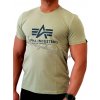 Alpha Industries Basic T-Shirt Olive tričko pánske zelené