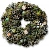 Adventný veniec zelený 26x26x7,5cm Adventný veniec zelený 26x26x7,5cm
