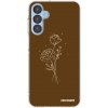 Picasee silikónový prehľadný obal pre Samsung Galaxy A15 A156B 5G - Brown flowers Picasee silikónový prehľadný obal pre Samsung Galaxy A15 A156B 5G - Brown flowers