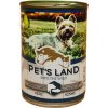 Pets Land Dog konz.ošípaná,ryba,hruška 415G Pets Land Dog konz.ošípaná,ryba,hruška 415G