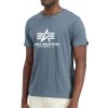 Alpha Industries Basic T Shirt BL denim blue tričko pánske Farba: modrá, Veľkosť: M Alpha Industries Basic T Shirt BL denim blue tričko pánske Farba: modrá, Veľkosť: M