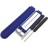 ESES Silikonový řemínek modro bílý pro Garmin Forerunner 1530000551 ESES Silikonový řemínek modro bílý pro Garmin Forerunner 1530000551