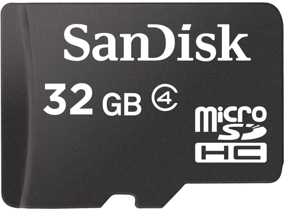 SanDisk microSDHC 32GB + adapter SDSDQM-032G-B35A
