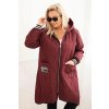 Kesi 5393-1 Plus Size a športovými manžetami Violet