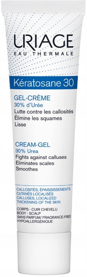 Uriage Kératosane 30 Cream-Gel For Calluses Localized Thickening Of The Skin zvláčňujúci gélový krém40 ml