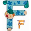 Janod drevené písmeno Clown Letter F 04547 oranžové Janod drevené písmeno Clown Letter F 04547 oranžové