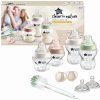 Tommee Tippee sada kojeneckých lahví C2N silikon + kartáč průhledná