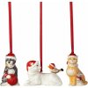 Villeroy & Boch Závesné ozdoby, mačky, 3 ks Nostalgic Ornaments