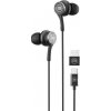 Maxell XC1 USB-C kabelová sluchátka s USB-A adaptérem černá Maxell XC1 USB-C kabelová sluchátka s USB-A adaptérem černá