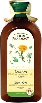 Green pharmacy Šampón na vlasy Pre mastné vlasy s nechtíkom a rozmarínovým olejom 350 ml