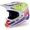 ALPINESTARS prilba SM7 FUSE biela/žltá fluo/fialová 2026 - XS ALPINESTARS prilba SM7 FUSE biela/žltá fluo/fialová 2026 - XS