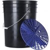 OXFORD Vedro s odkvapkávacím roštom (čierne/modré, objem 20 l) OXFORD Vedro s odkvapkávacím roštom (čierne/modré, objem 20 l)
