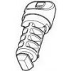 Thule Plastic Tumbler Lock Cylinder 41191539 Thule Plastic Tumbler Lock Cylinder 41191539
