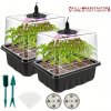 GROW BOX (2x12) s 2xLED, 2x 12-miestny box + 30 semiačok chilli