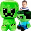 MINECRAFT CREEPER + ZOMBIE VEĽKÁ PLYŠOVÁ HRAČKA SADA 2v1 DVE MASKOTKY PLYŠÁK MINECRAFT CREEPER + ZOMBIE VEĽKÁ PLYŠOVÁ HRAČKA SADA 2v1 DVE MASKOTKY PLYŠÁK