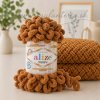 Alize Puffy 179 - ťavia hnedá (pletenie bez ihlíc, pletenie s Puffy zvládnu aj deti) Alize Puffy 179 - ťavia hnedá (pletenie bez ihlíc, pletenie s Puffy zvládnu aj deti)