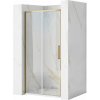 Rea Rapid Slide, posuvné sprchové dvere 1000 x 1950 mm, 6mm číre sklo, zlatý matný profil, REA-K4707 Rea Rapid Slide, posuvné sprchové dvere 1000 x 1950 mm, 6mm číre sklo, zlatý matný profil, REA-K4707