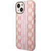 Plastové puzdro Karl Lagerfeld na Apple iPhone 14 Pro KLHCP14SHKLSPCP Monogram Vertical Stripe ružové Plastové puzdro Karl Lagerfeld na Apple iPhone 14 Pro KLHCP14SHKLSPCP Monogram Vertical Stripe ružové