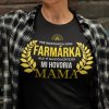 Tričko s potlačou MAMA FARMÁRKA Dámsky Čierna XXL Tričko s potlačou MAMA FARMÁRKA Dámsky Čierna XXL