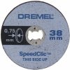 Dremel EZ SpeedClic tenké rezacie kotúče na kovy 5 ks SC409 Dremel EZ SpeedClic tenké rezacie kotúče na kovy 5 ks SC409