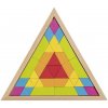 Dřevěná mozaika Trojúhelník Dřevěná mozaika Trojúhelník