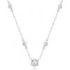 Sofia Strieborný náhrdelník so zirkónom IS028CT643RHWH