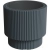 Prosperplast Kvetináč plast sivý 40 x 40 x 37,5 cm