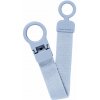 Bibs klip na cumlík Loop Dusty Blue