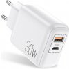 DeTech Uslion adaptér 30W USB-C - bez kabelu 14523560 DeTech Uslion adaptér 30W USB-C - bez kabelu 14523560