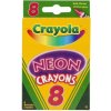 Neonové voskové pastelky pre deti, netoxické Neon Crayons Crayola 8 ks Neonové voskové pastelky pre deti, netoxické Neon Crayons Crayola 8 ks