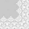 MAKI SLOG 042102 Ornament Border Grey, servítky 33x33cm, 3-vrstvové (20ks) MAKI SLOG 042102 Ornament Border Grey, servítky 33x33cm, 3-vrstvové (20ks)