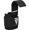 RDX W5 Weight Lifting Háky BLACK - Standard Size RDX W5 Weight Lifting Háky BLACK - Standard Size