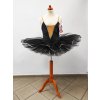 Happy Dance kostým trikot s balerínou ET041 čierny Happy Dance kostým trikot s balerínou ET041 čierny