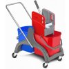 Upratovací vozík plastový 2 x 25l vedrá so žmýkačom bez vaničky Upratovací vozík plastový 2 x 25l vedrá so žmýkačom bez vaničky