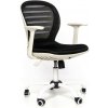 SEGO Študentská kancelárska stolička COOL WHITE čierna SEGO Študentská kancelárska stolička COOL WHITE čierna