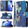 Peňaženkové kožené puzdro DRAWING na Oppo Reno 5 5G - Gold Butterfly Peňaženkové kožené puzdro DRAWING na Oppo Reno 5 5G - Gold Butterfly