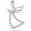 Brilio Silver Nežný strieborný prívesok Anjel PT113W Brilio Silver Nežný strieborný prívesok Anjel PT113W