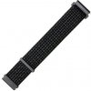 FIXED Nylon Strap for Smartwatch 22mm wide, reflective black FIXNST-22MM-REBK