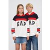 GAP Detská mikina s logom Biela XXL GAP Detská mikina s logom Biela XXL