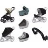 Mestský kočík Thule Urban Glide 4-wheel Soft beige + Korbička Bassinet Mid blue SET 7v1 Mestský kočík Thule Urban Glide 4-wheel Soft beige + Korbička Bassinet Mid blue SET 7v1