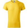 MALFINI Pánske tričko Fusion - Žltý melír | M MALFINI Pánske tričko Fusion - Žltý melír | M