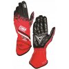 Motokárové rukavice OMP KS-2 ART '25 červené veľ S Motokárové rukavice OMP KS-2 ART '25 červené veľ S